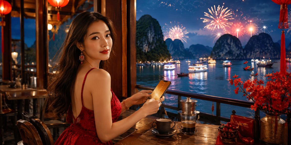 Cổ động viên xem bóng đá và đặt cược qua điện thoại tại Hạ Long