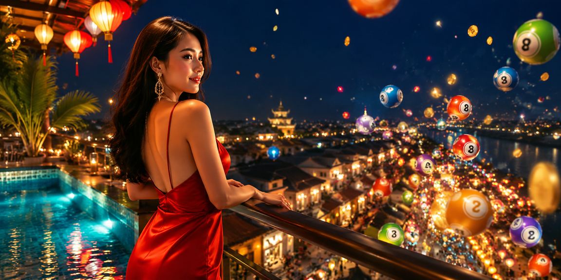 Khung cảnh chợ đêm Huế với người dân tham gia cá cược và giải trí